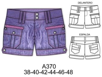 A370 SHORT DE DAMA