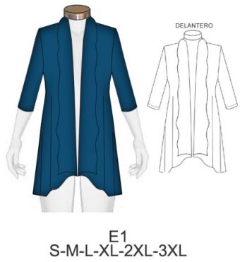 TAPADO CON MANGA 3/4