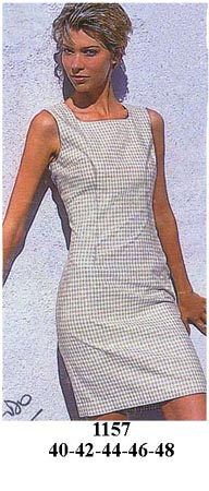 1157 VESTIDO CAMISETA CON CORTE